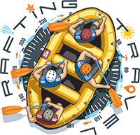 White Water Rafting Logo
